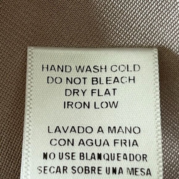 En Creme Rayon Mini Dress Size S  Cream Embroidered Upper Body Knee Length - Picture 12 of 13